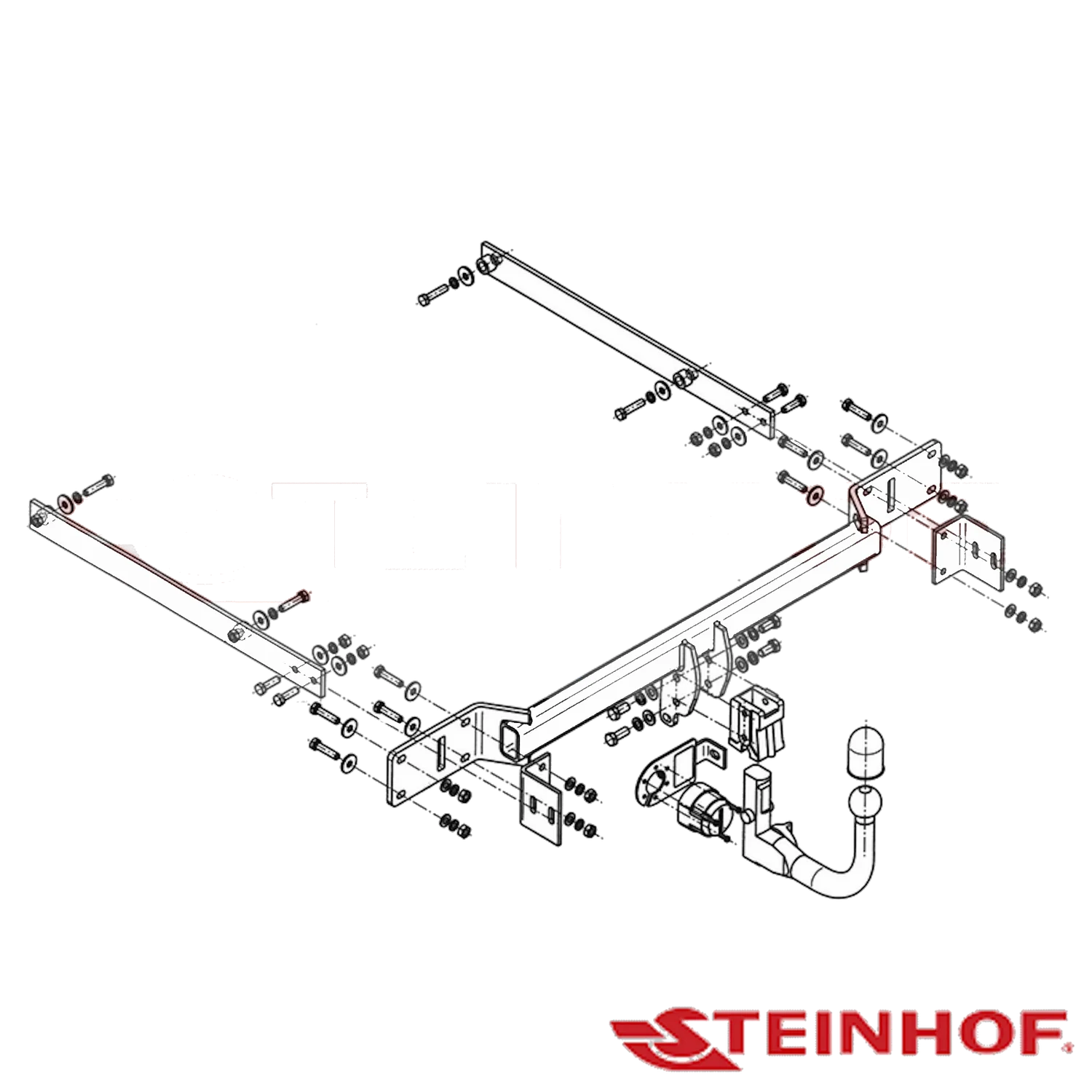 European Towbar for Mercedes-Benz C Class W204 Sedan & Wagon 01/2007 - 07/2014