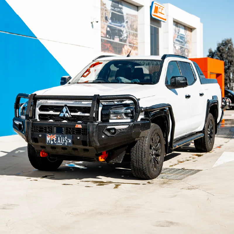 MCC 039BSR All Black Side Step and Rail Package (50mm Bull Bar) to suit Mitsubishi Triton MV 2024-On