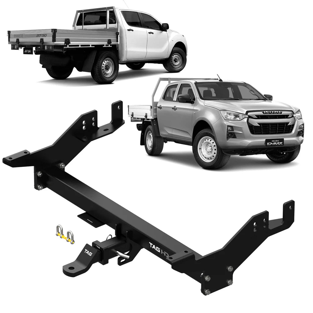TAG Heavy Duty Extended Towbar for Isuzu D-MAX (06/2020 - on), Mazda BT-50 (07/2020 - on)