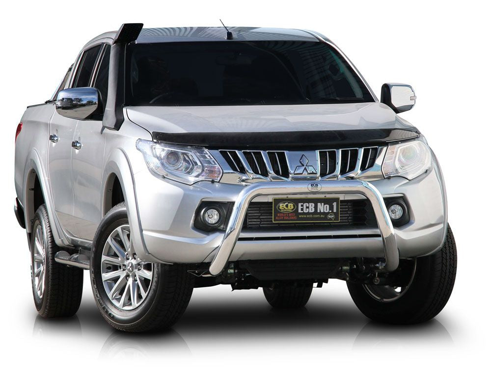 ECB NUDGE BAR (BLACK) TO SUIT MITSUBISHI TRITON MQ 01/2015-10/2018