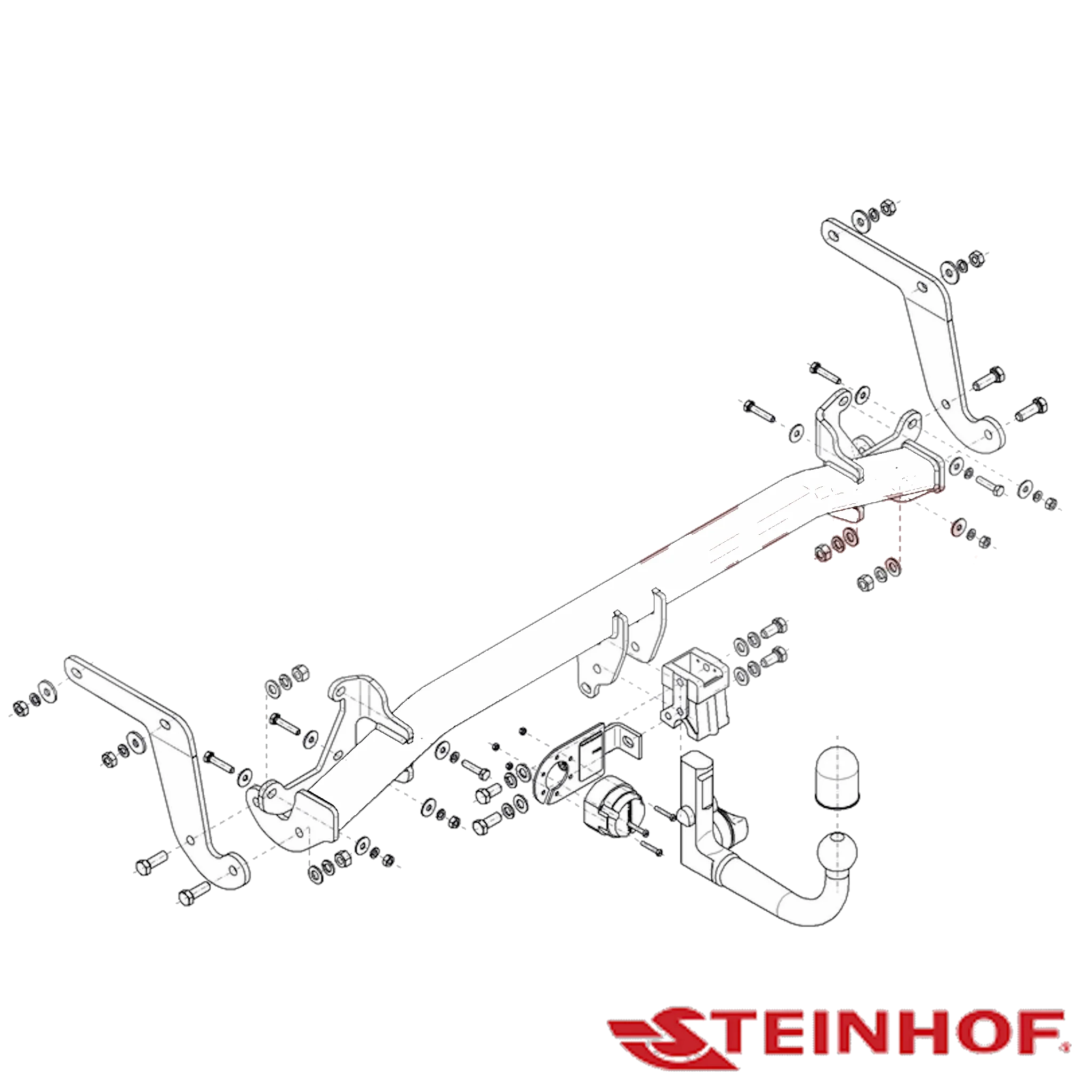 Steinhof European Towbar for Peugeot 3008 SUV 05/2016 - 11/2023