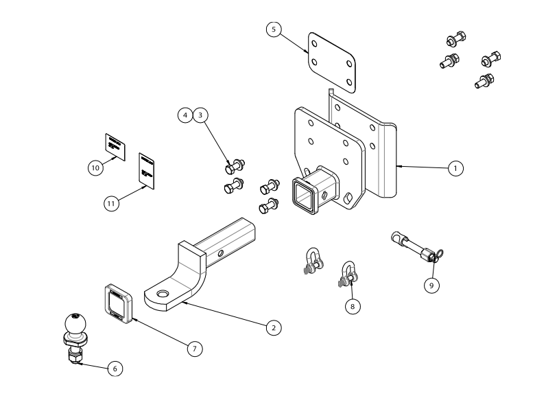 TrailBoss Towbar for GWM Tank 300 SUV 10/2022 - On (Fits Hybrid & Petrol)