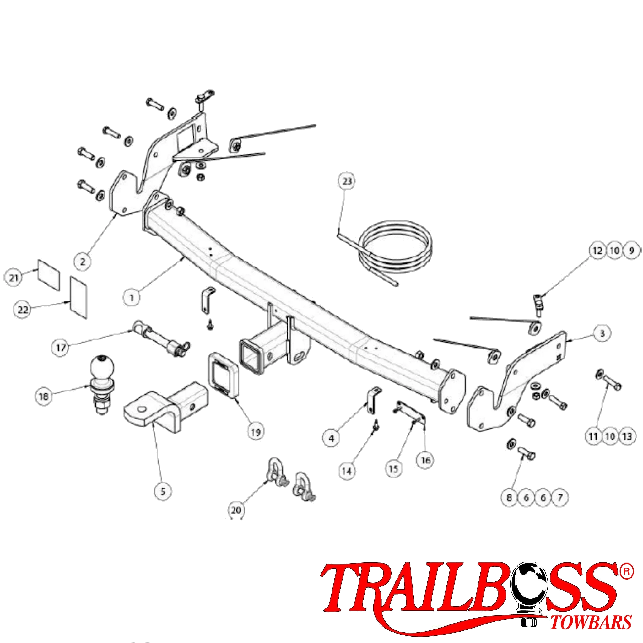 TrailBoss Towbar to suit KIA STONIC YB SUV 10/2020-ON