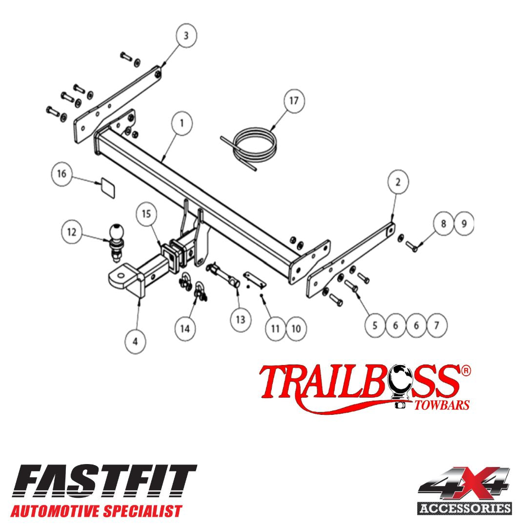 QTVW219L TOWBAR