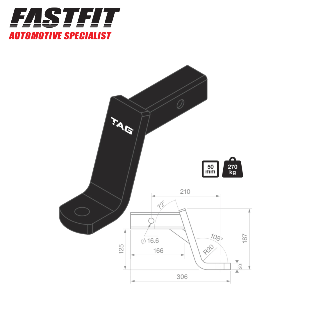 Short Shank Extra Heavy Duty Adjustable Ballmount Rated To 4000kg 12 Stages (3)