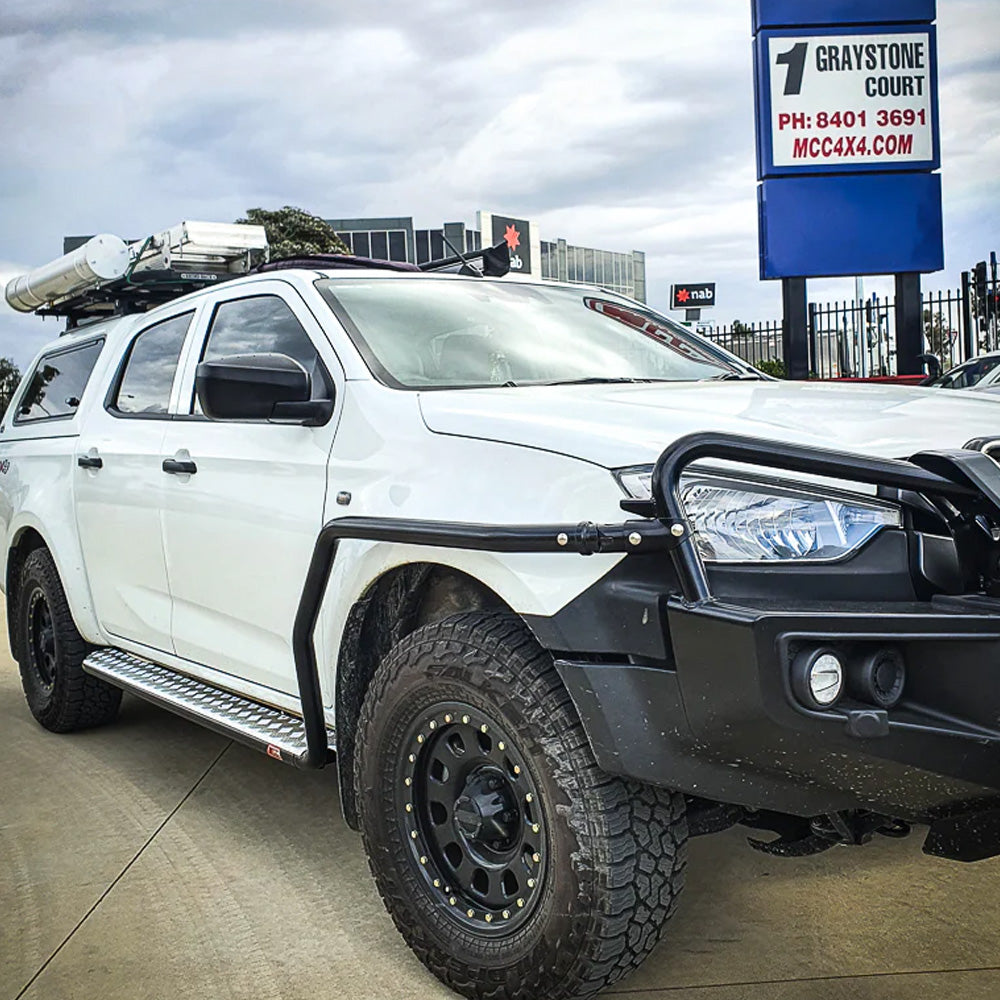 Side Step and Rail Package (Chrome Step Plate)2