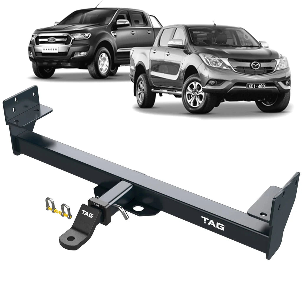 TAG Heavy Duty Towbar for Ford Ranger 4x2 Lowrider Tubbody With Bumper (09/2011 - 05/2022)
