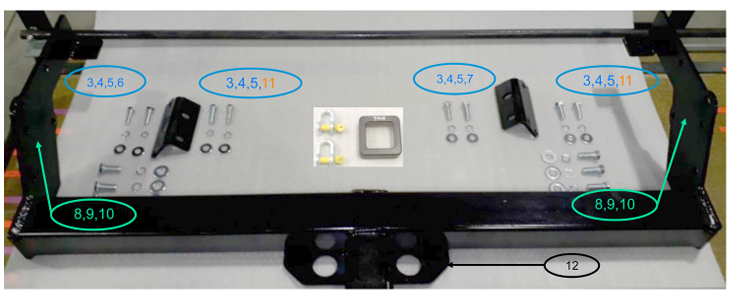 TAG HEAVY DUTY TOWBAR to suit Holden Rodeo (01/2003 - 07/2008)