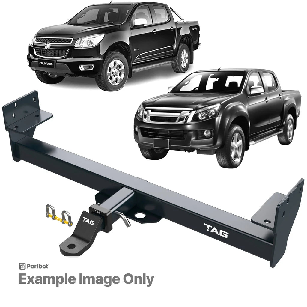 TAG Heavy Duty Tow Bar To Suit Holden Colorado Tray Body With No Step 2WD/4WD (03/2008 - 06/2012)