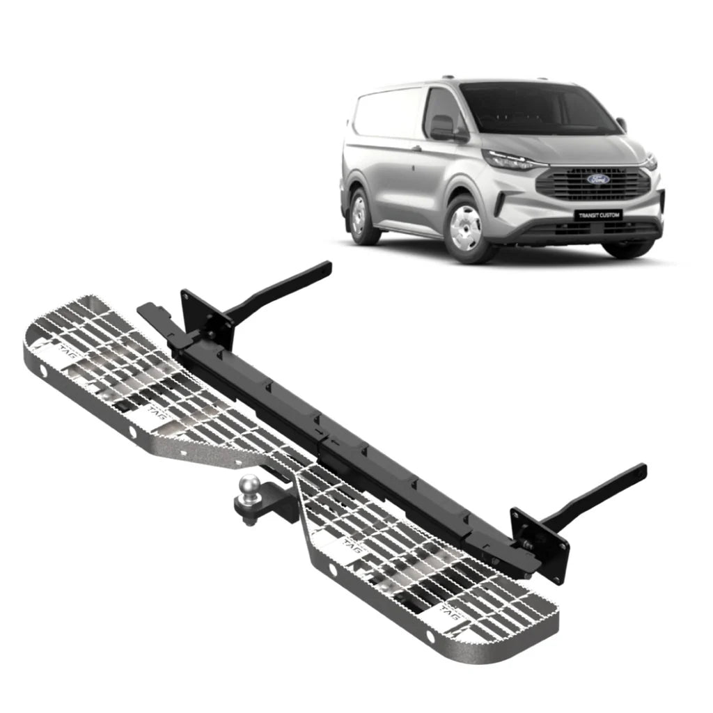 TAG Rear Step, Towbar & Wiring Kit For Ford Transit Custom AV Series (07/2023 - on)