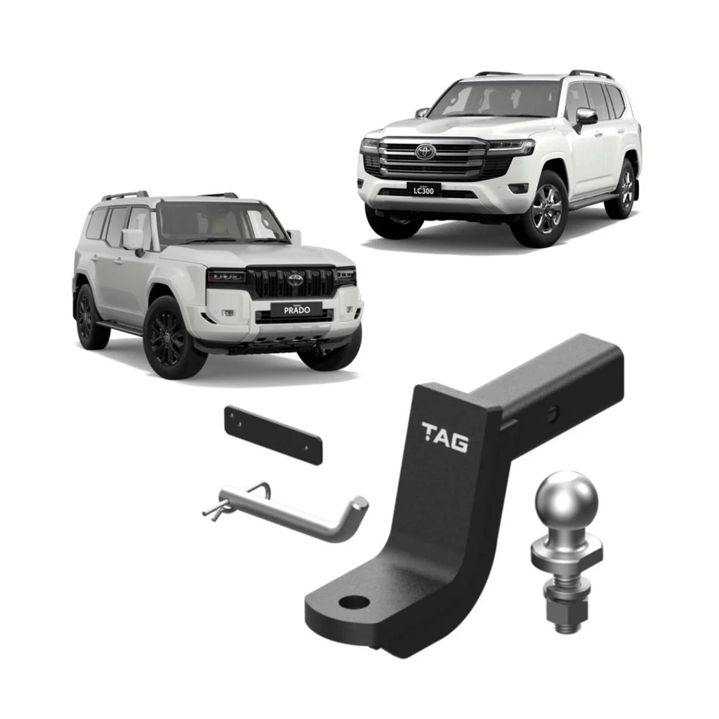 TAG 50mm Towbar Hitch & Wiring Harness Kit for Toyota Landcruiser 300 Series (07/2021 - ON)