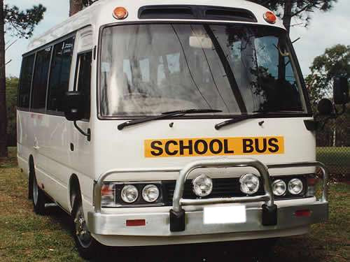 ECB BULLBAR (BLACK FINISH) TO SUIT TOYOTA COASTER (01/1994 to 07/2007)