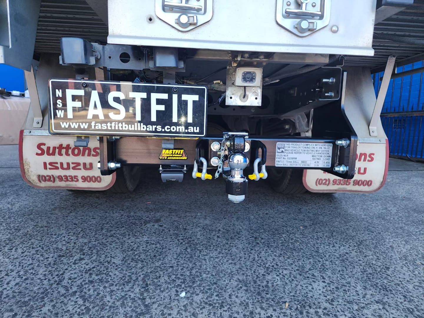 Truck Towbar (Class 5) to suit Isuzu NLR Tipper (1/2018 on)