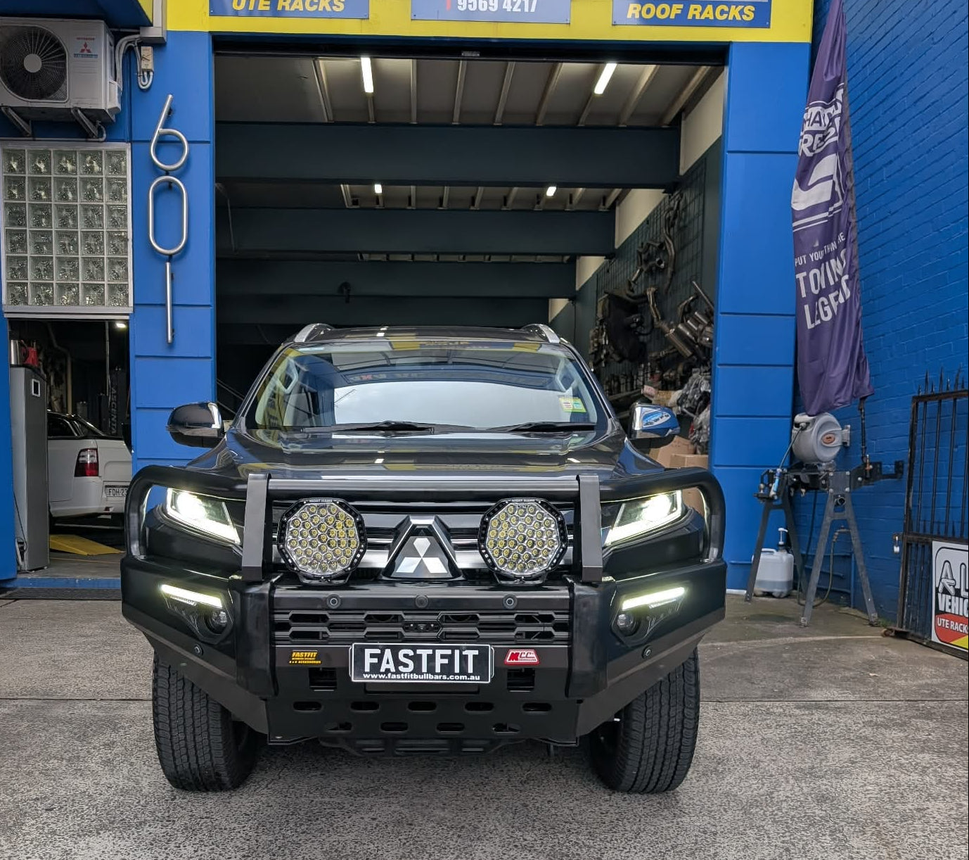 Pajero Sport QF QG 2020-On 808-02 Phoenix Bull Bar A-FRAME Package