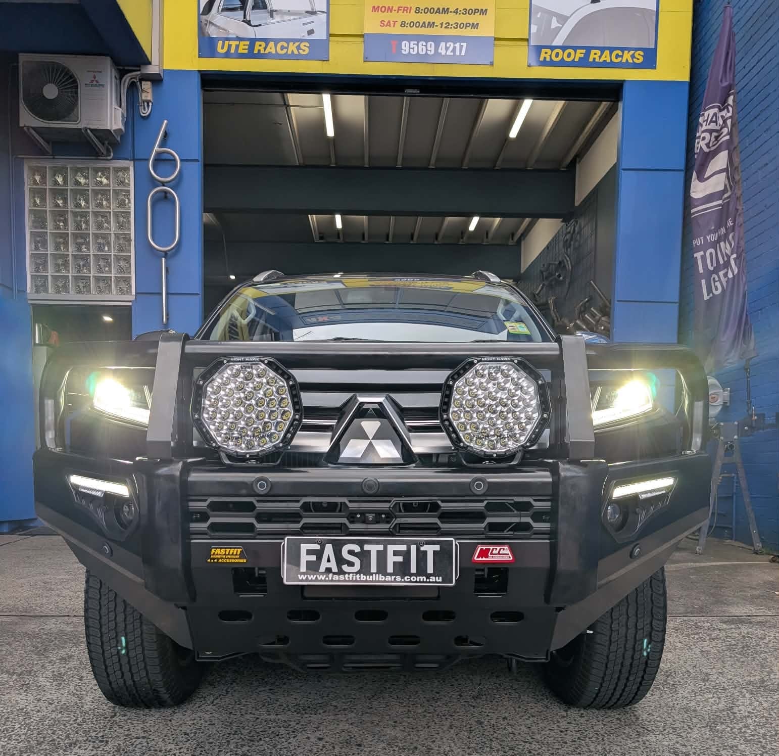 Pajero Sport QF QG 2020-On 808-02 Phoenix Bull Bar A-FRAME Package