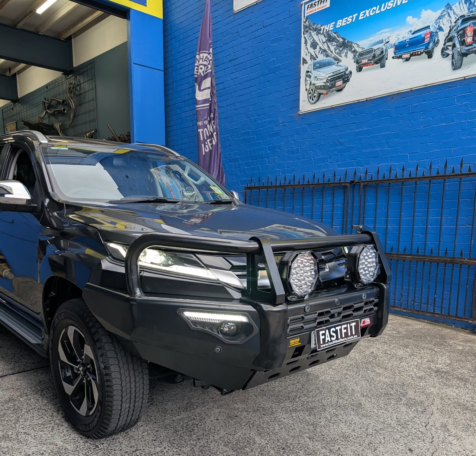 Pajero Sport QF QG 2020-On 808-02 Phoenix Bull Bar A-FRAME Package