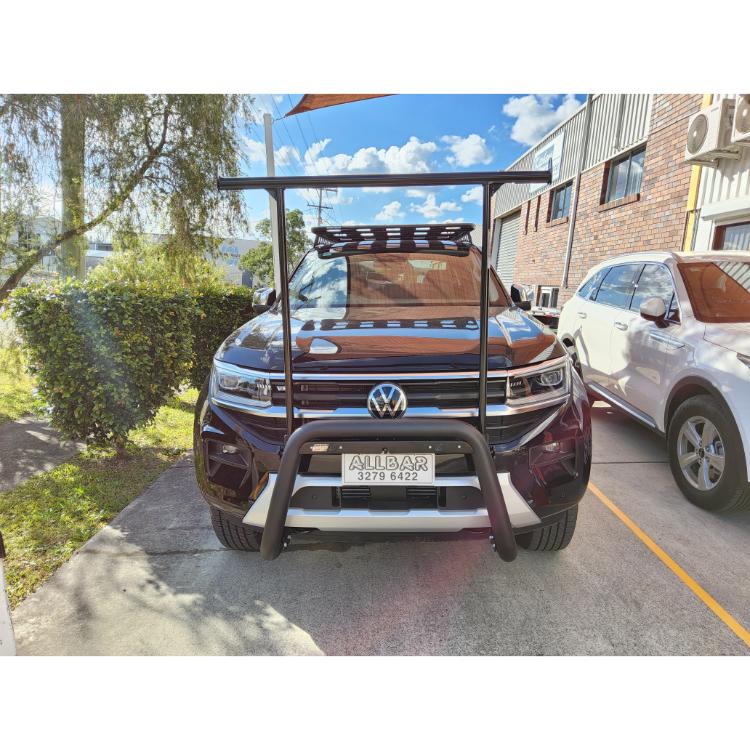 ALL BARS NUDGE BAR (BLACK) & H-RACK (BLACK) TO SUIT VOLKSWAGEN AMAROK NF 2024