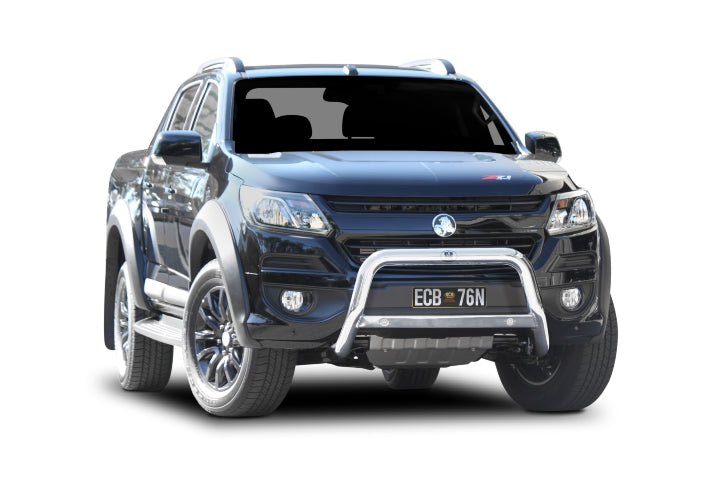 ECB NUDGE BAR (BLACK) TO SUIT HOLDEN COLORADO (Z71, LS-X) 4X4 DUAL CAB 06/2019 to 12/2020