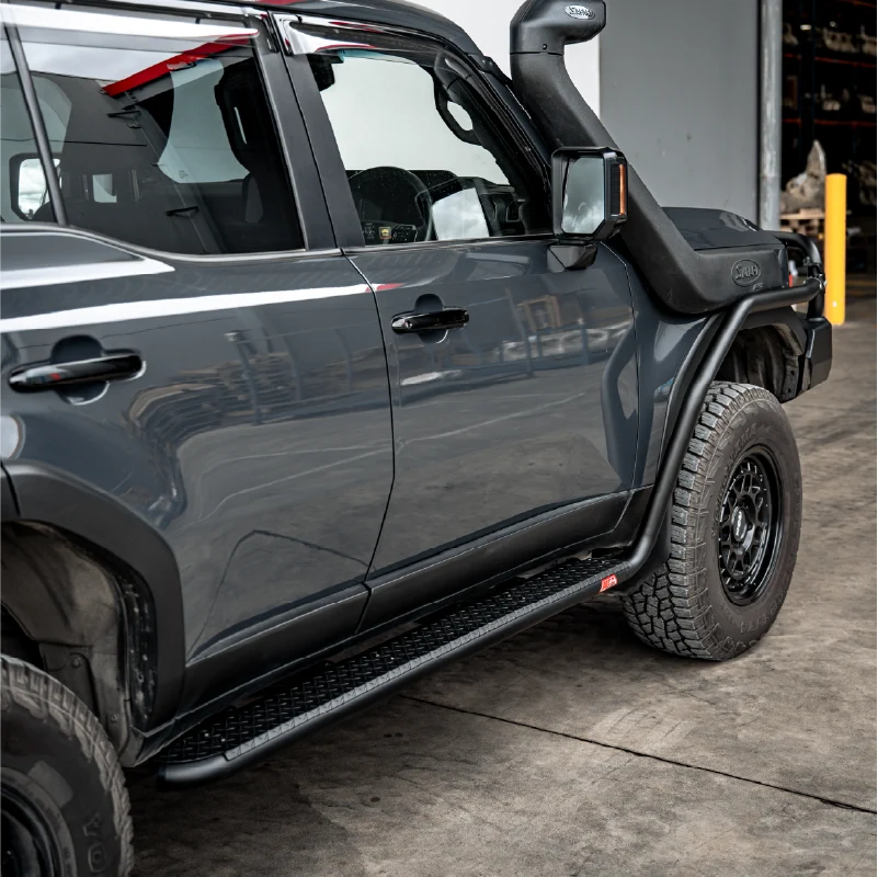 MCC 039BSR Sand Black Side Step and Rail Package (50mm Bull Bar) to suit Toyota Prado 250 2025-On