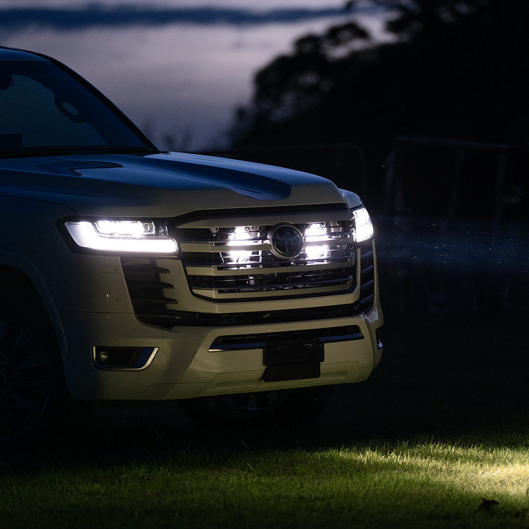Toyota LandCruiser (LC300) Behind Grille Light Kit