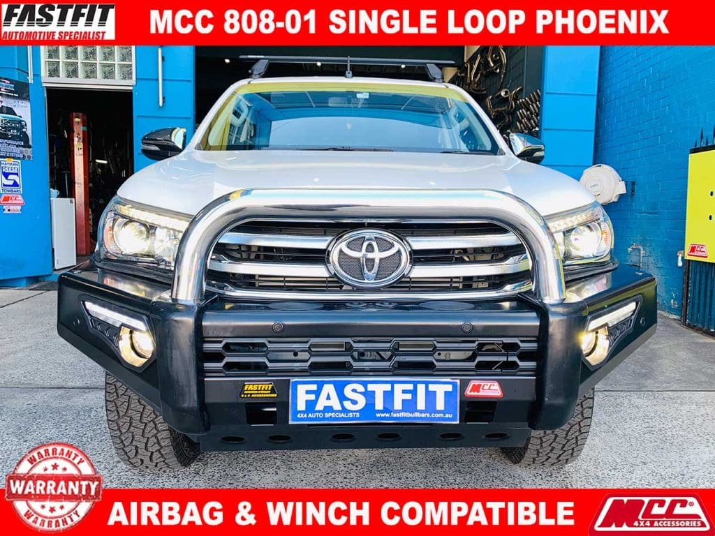 Shop Mcc Phoenix Single Loop Stainless Steel Bullbar To Suit