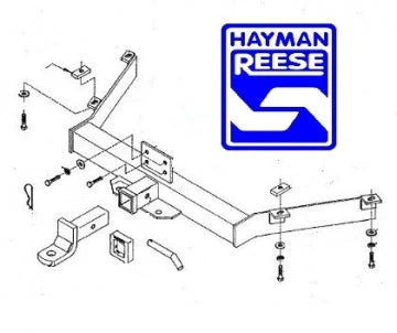 Hayman Reese Towbar to suit Toyota LandCruiser 80 Series (1/1990 to 2/1998)