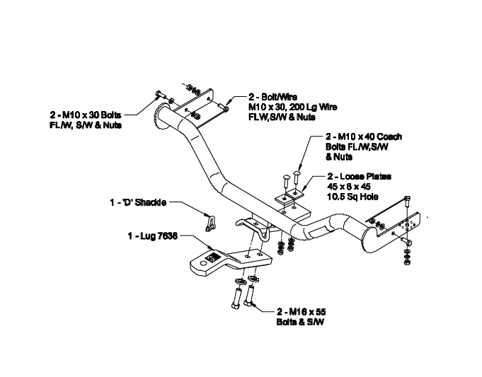 HAYMAN REESE Towbar to suit Volkswagen Golf (10/1998 to 7/2004)