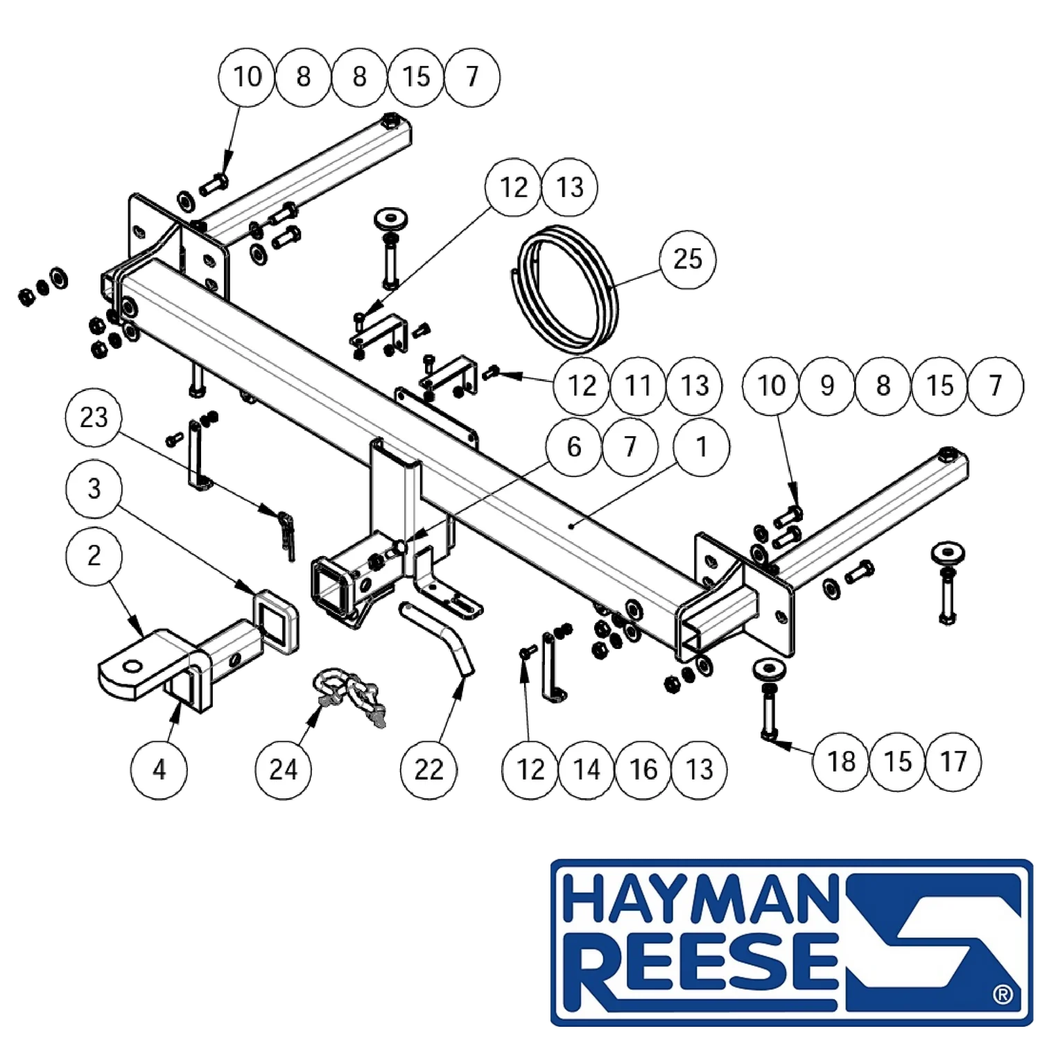 Hayman Reese Towbar to suit Hyundai i45 Sedan 06/2010 - 12/2012