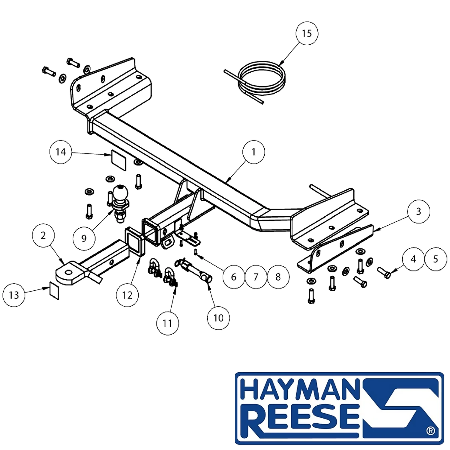 Hayman Reese Towbar for Lexus RX450H SUV 11/2015 - 10/2022