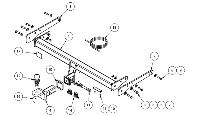 HAYMAN REESE TOWBAR TO SUIT ON VOLKSWAGEN TIGUAN 5NA CL4 05/2016-12/2021