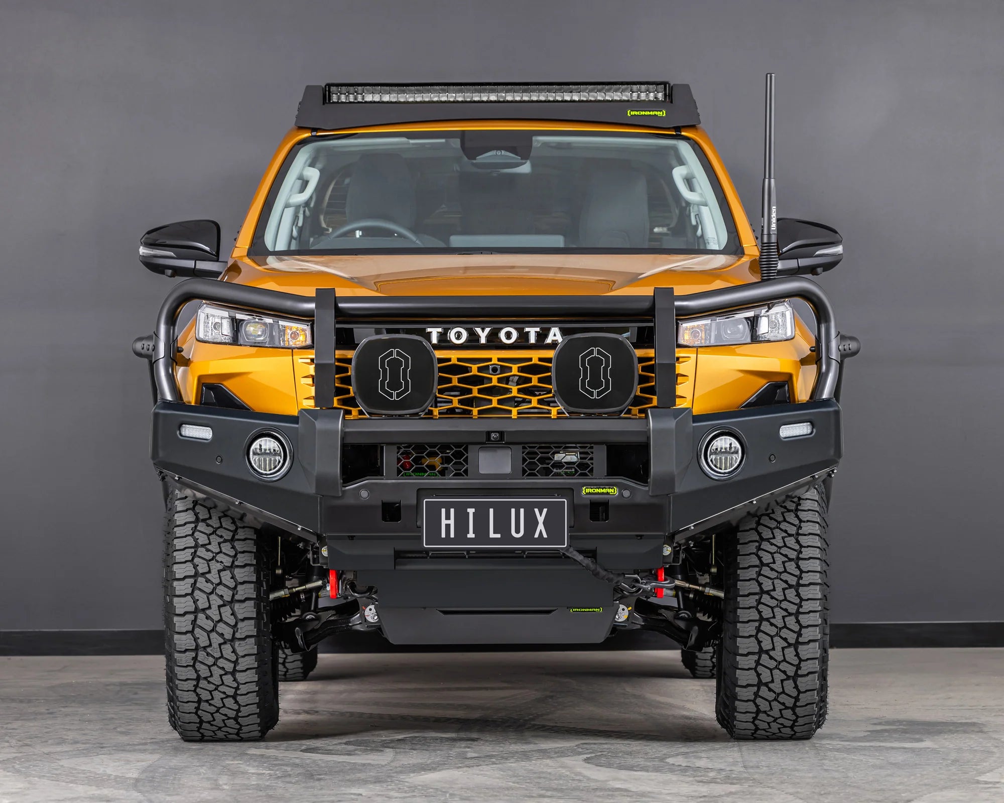 Ironman Deluxe Bull Bar For Toyota HiLux N90 (22026-ON)