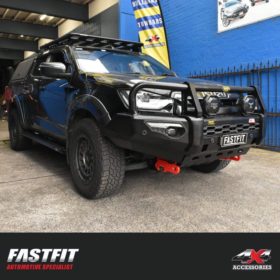 MCC 309BSBK All Black Side Step Package to suit Isuzu Dmax 2020-Present