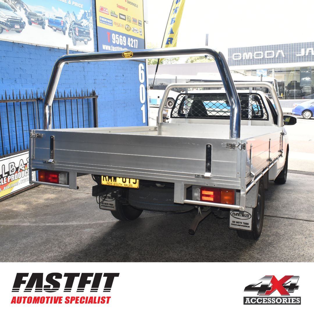 ALL BARS REAR LADDER RACK (POLISHED ALLOY) TO SUIT TOYOTA HILUX 2019
