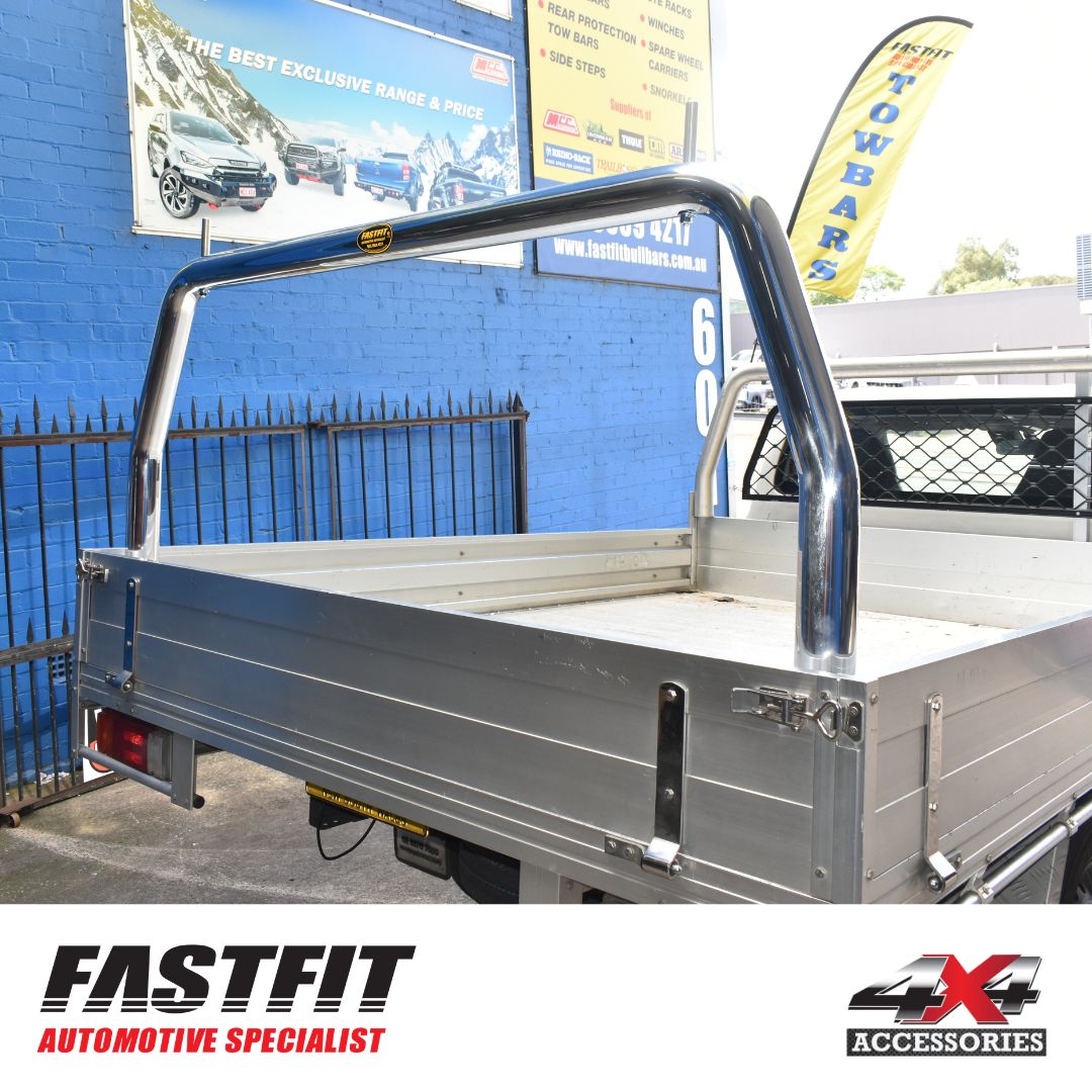 ALL BARS REAR LADDER RACK (POLISHED ALLOY) TO SUIT TOYOTA HILUX 2019