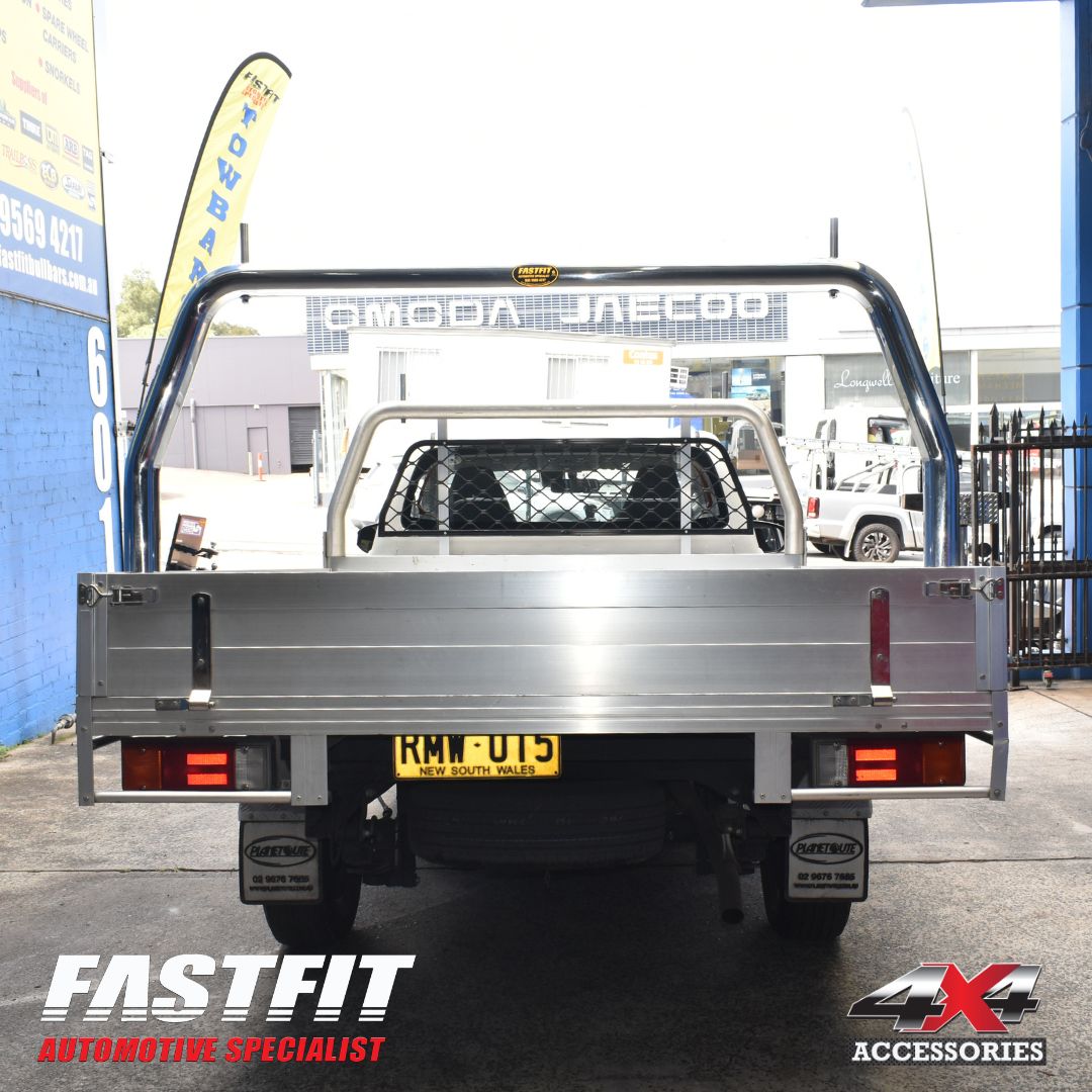 ALL BARS REAR LADDER RACK (POLISHED ALLOY) TO SUIT TOYOTA HILUX 2019
