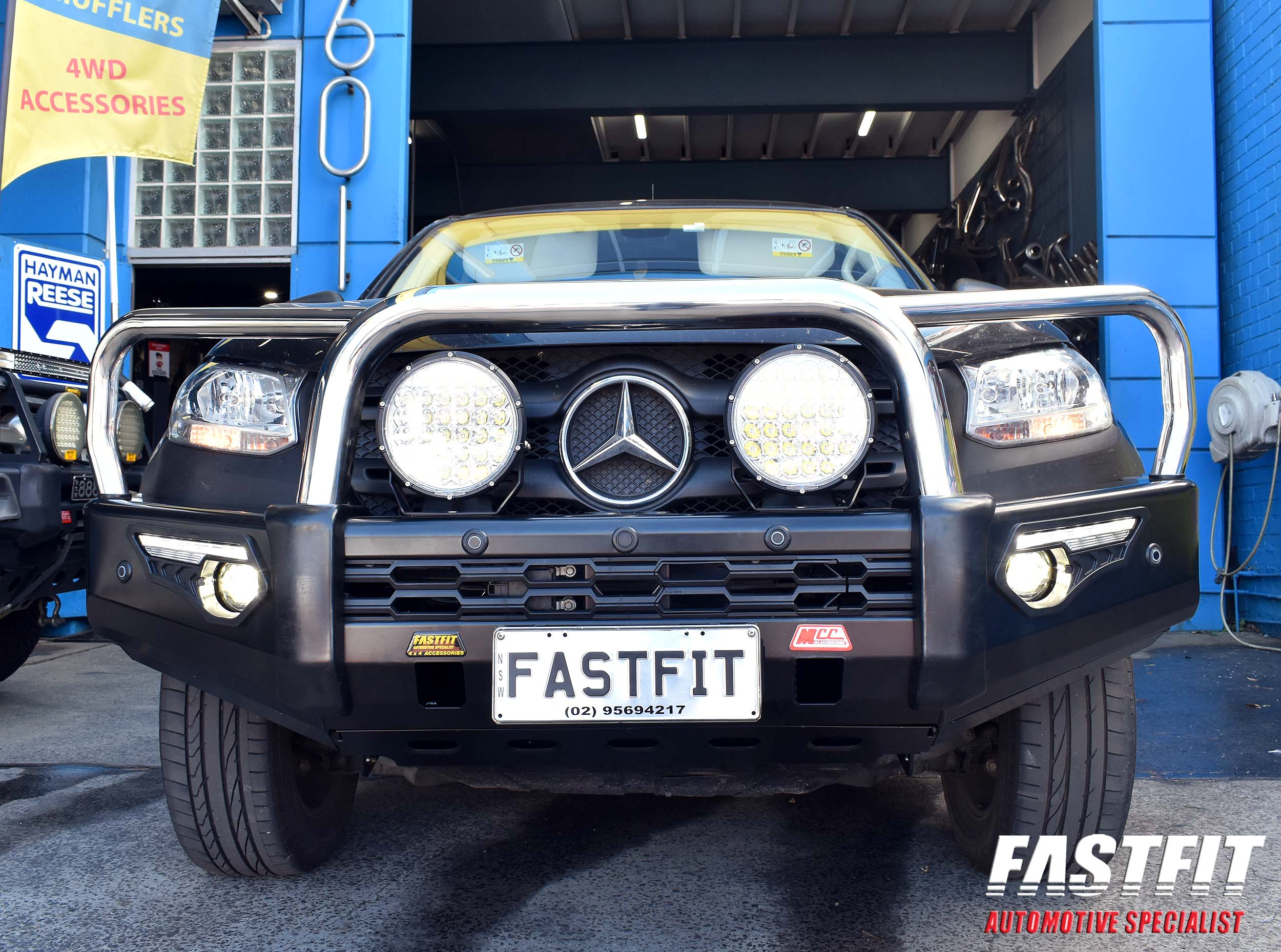 MCC 808-01 Phoenix Triple Loop Bar to suit Mercedez Benz X Class 2019-Present