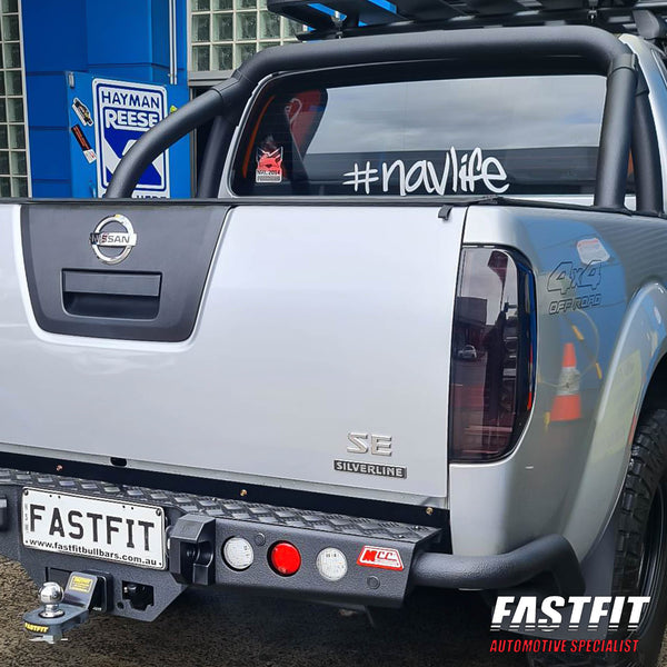 MCC 022-03 Jack Rear Bar with Light kit and Black Step Plate Package to ...