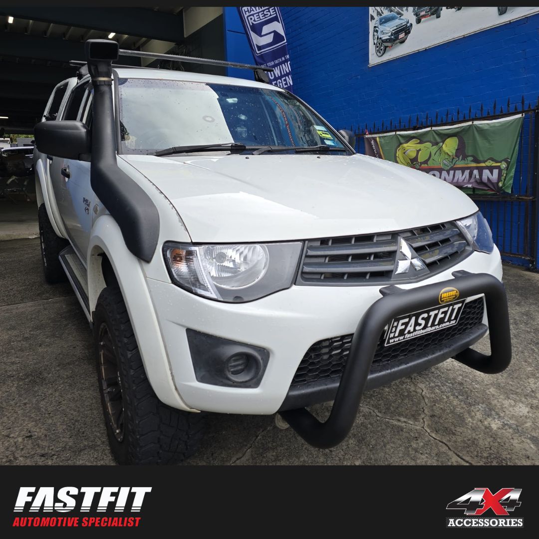 ALL BARS NUDGE BAR (BLACK) TO SUIT MITSUBISHI MN TRITON 2010-2015