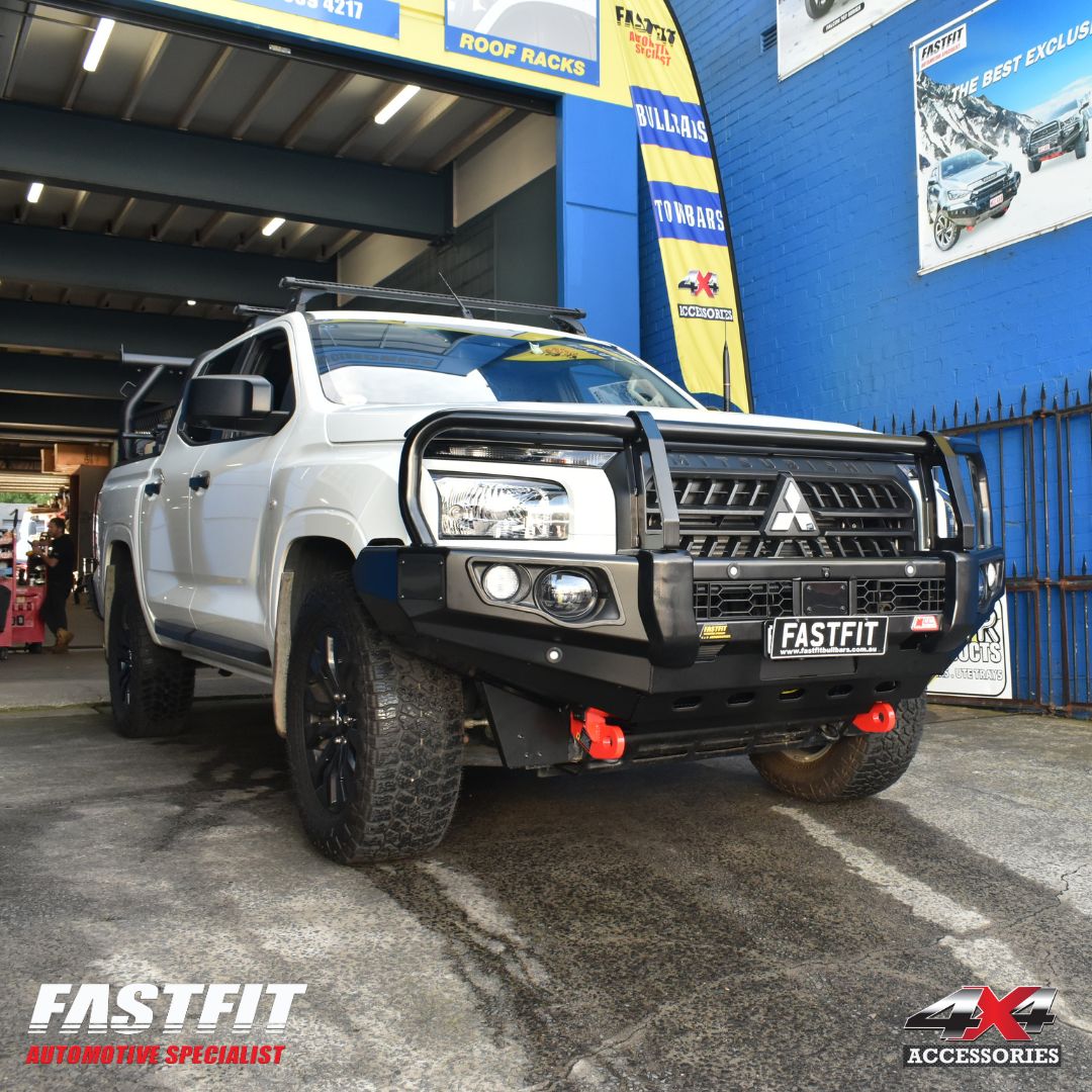 MCC 707-02 FALCON A-FRAME (LED FOGLIGHT) Bull Bars FOR MITSUBISHI MV TRITON 2024-ON