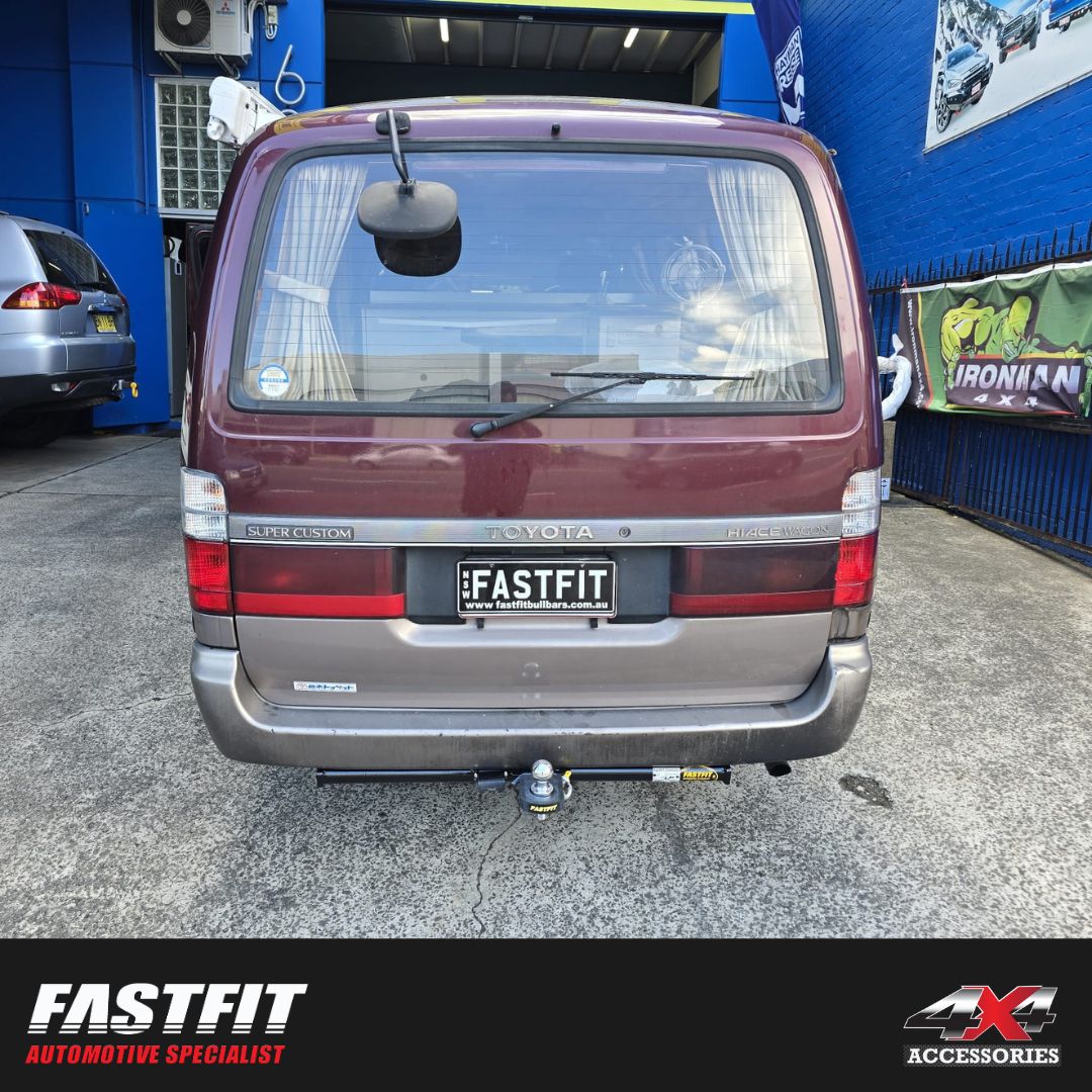 FASTFIT CUSTOM MADE TOWBAR TO SUIT TOYOTA HIACE IMPORT 1996