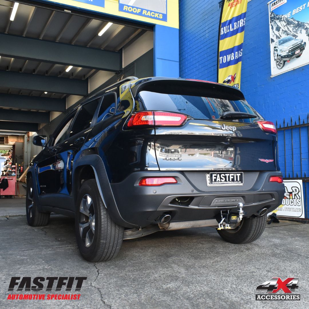 TRAILBOSS TOWBAR TO SUIT JEEP CHEROKEE KL 5D SUV (WILL FIT TRAILHAWK) 6/2014-8/2018