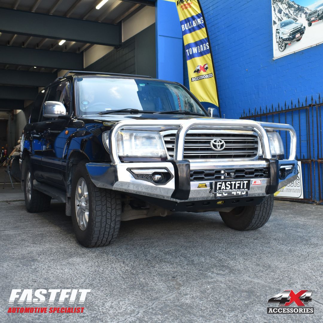 MCC 808-01A Alloy Phoenix Bull Bar Triple Loops to suit Toyota LandCruiser 100 Series 1998-2007