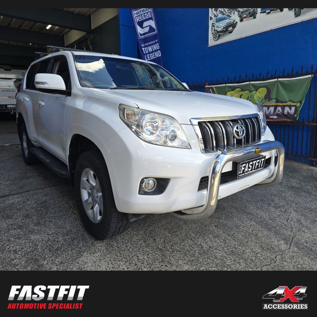 ECB NUDGE BAR TO SUIT TOYOTA PRADO 150 SERIES (NON-SENSOR/WITH SENSOR MODELS, ALTITUDE) 11/2009-10/2013
