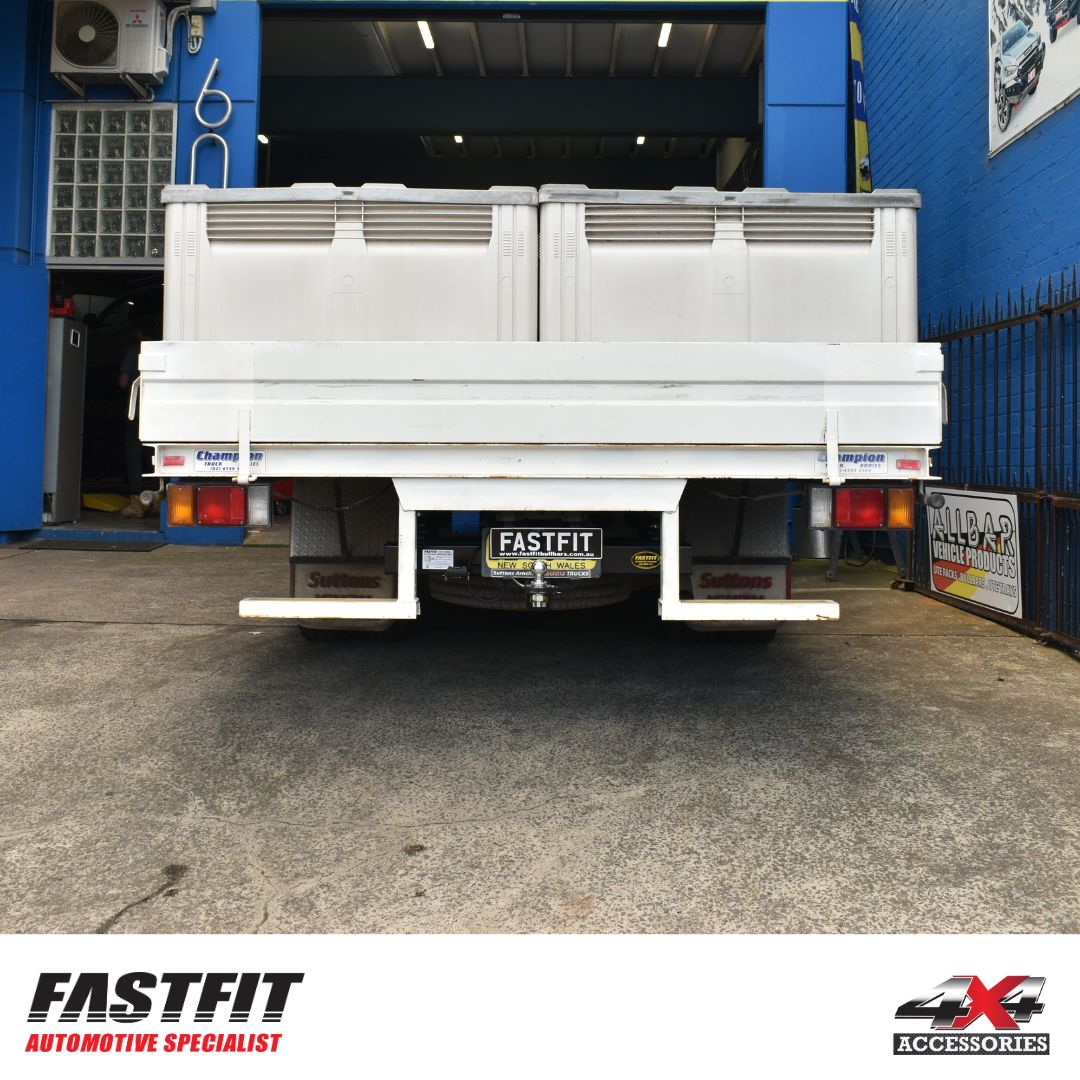 FASTFIT CUSTOM MADE TOWBAR TO SUIT ISUZU NPR-300 TRUCK 2011 (FITTING ONLY AT OUR WORKSHOP-CONTACT US FOR QUOTATION)