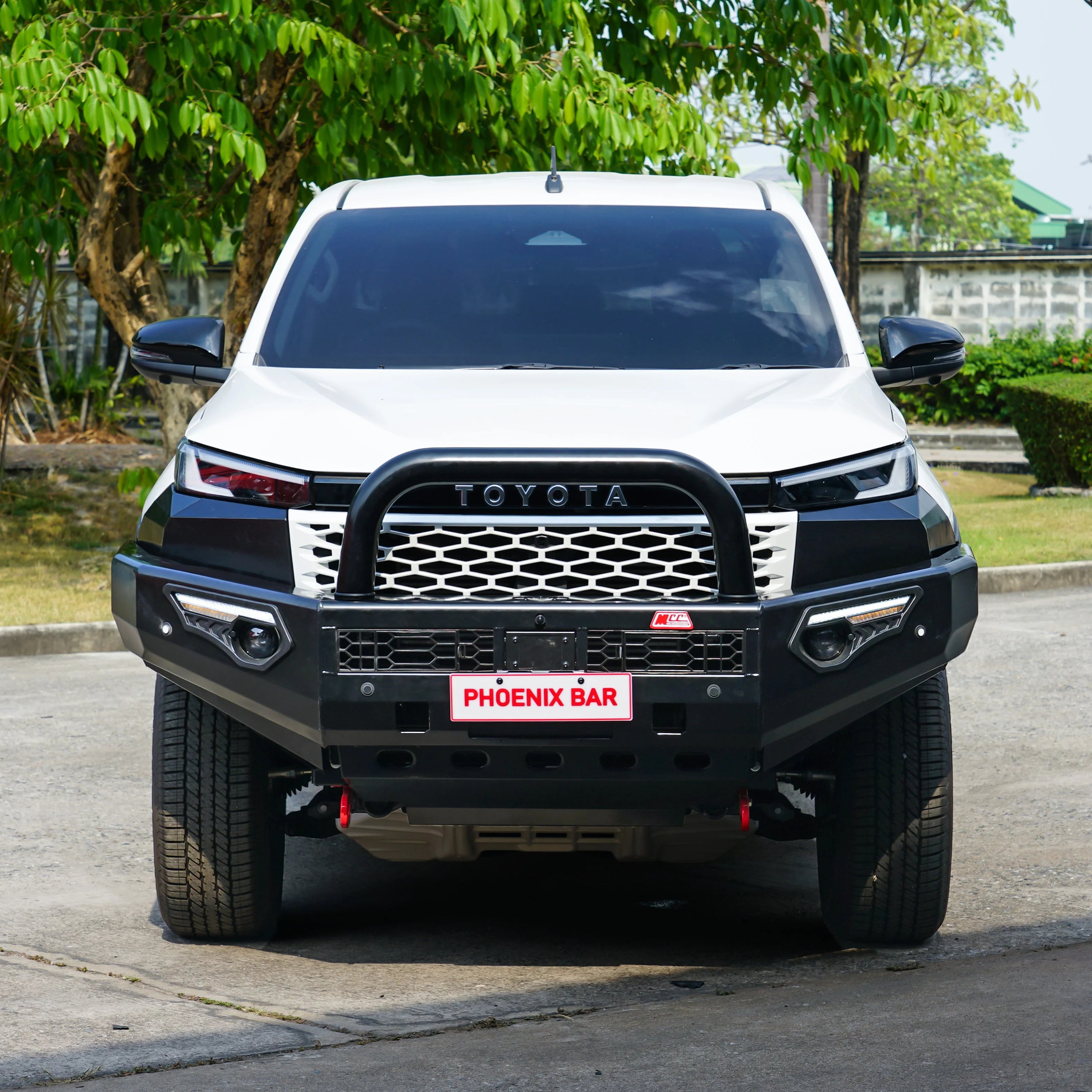 Toyota Hilux 2026-On (9th Gen) 808-01 Phoenix Bull Bar Single Black Loops Package