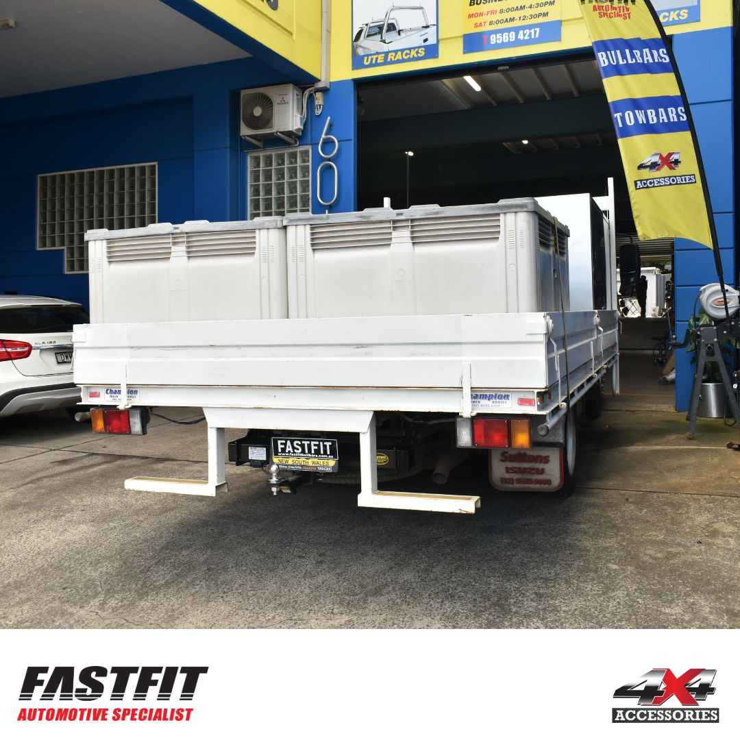 FASTFIT CUSTOM MADE TOWBAR TO SUIT ISUZU NPR-300 TRUCK 2011 (FITTING ONLY AT OUR WORKSHOP-CONTACT US FOR QUOTATION)
