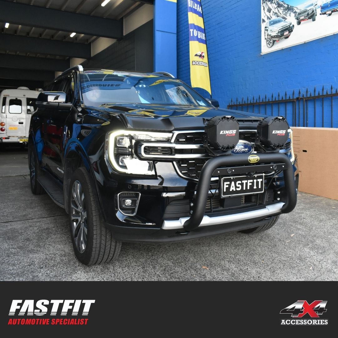 ALL BARS NUDGE BAR (BLACK) TO SUIT FORD EVEREST 06/2022-ON