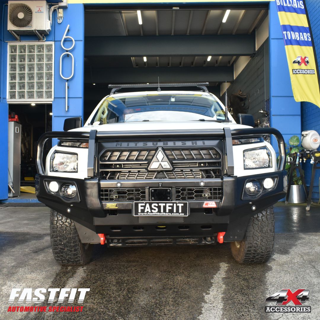 MCC 707-02 FALCON A-FRAME (LED FOGLIGHT) Bull Bars FOR MITSUBISHI MV TRITON 2024-ON