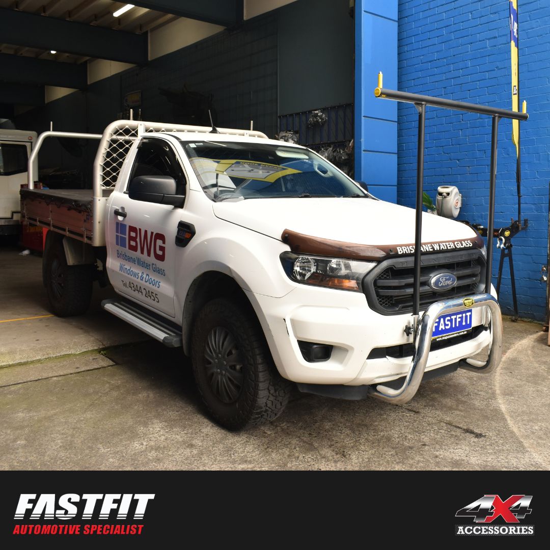 ALL BARS NUDGE BAR (POLISHED ALLOY) & H-RACK TO SUIT FORD RANGER 2019, 2020