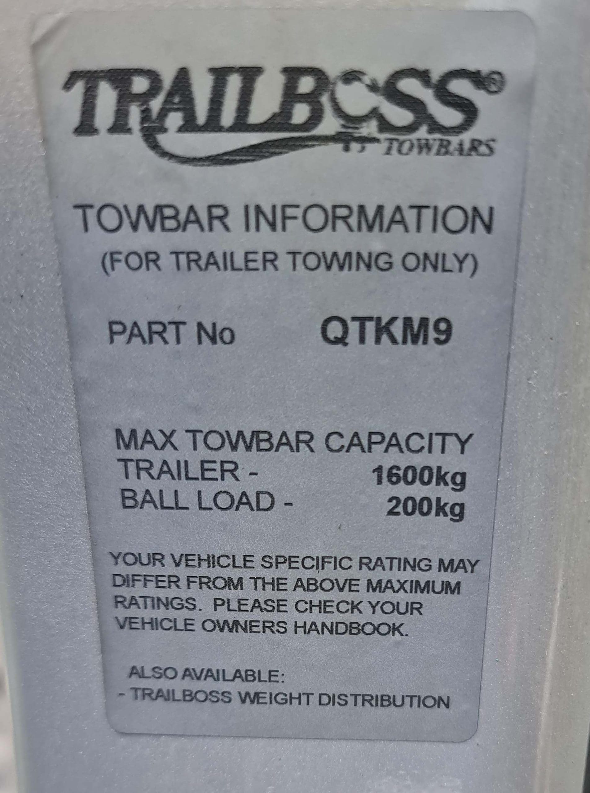 4KIASPORTAGETRAILBOSSTOWBAR